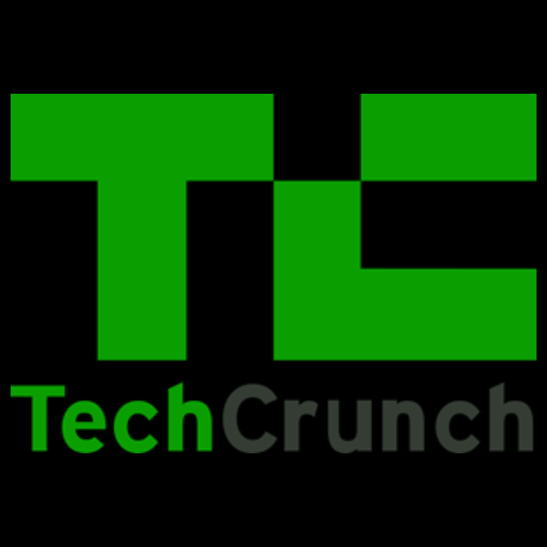 The TechCrunch logo features bold, modern lettering in a vibrant green hue, symbolizing innovation and startup culture. Its straightforward, contemporary design reflects the tech news platform's focus on the latest industry trends.