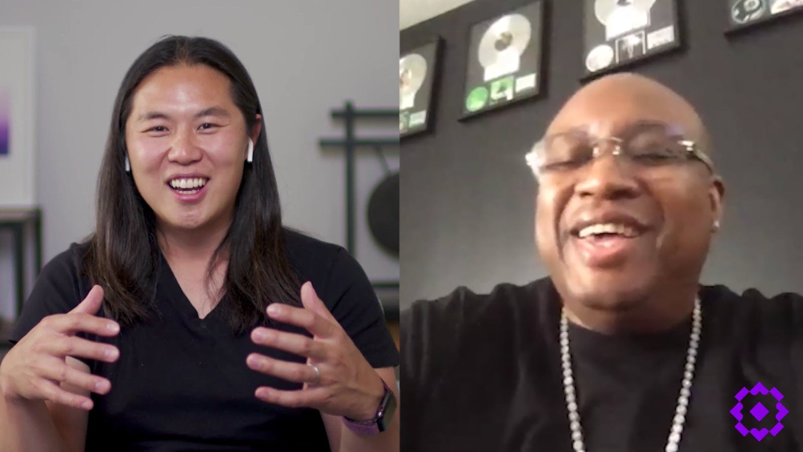 Meadow CEO David Hua and Legendary Rapper E-40 in a video interview