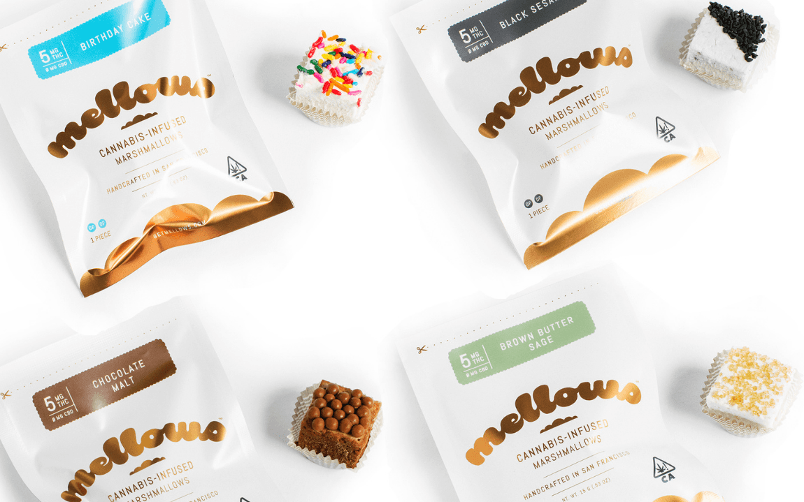 Mellows cannabis infused marshmallows