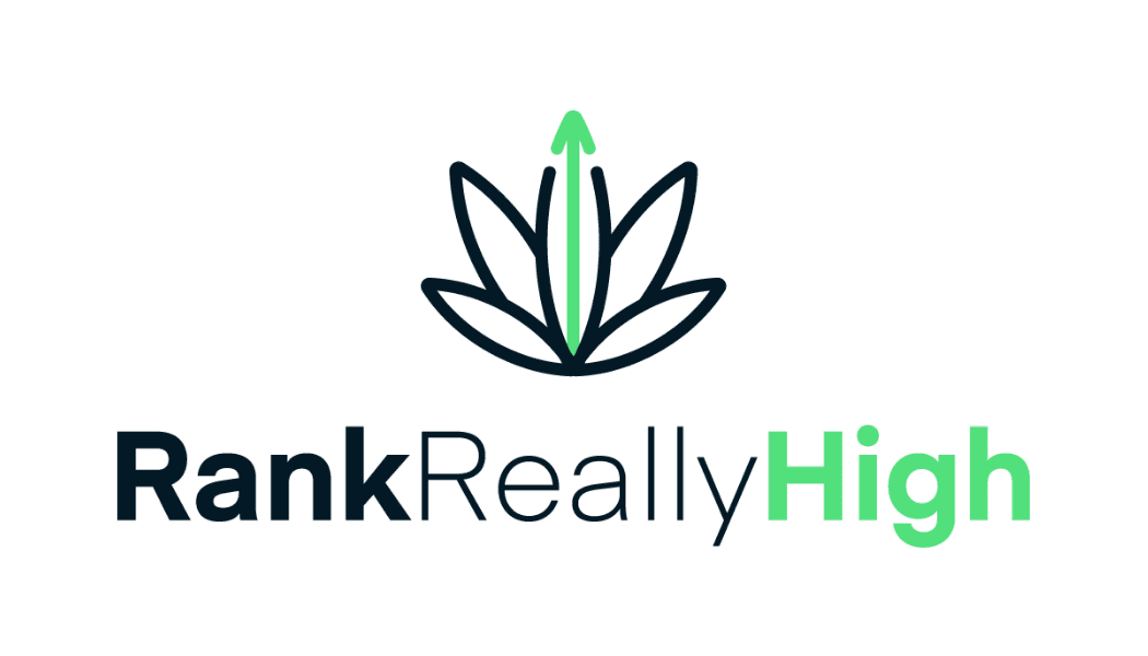 The logo for Rank Really High, a cannabis SEO and digital marketing agency, features a stylized upward arrow emerging from the center of a cannabis leaf outline—symbolizing growth and visibility. The brand name is displayed below in a modern font, with “Rank” in bold black, “Really” in gray, and “High” in bright green to emphasize cannabis-friendly search optimization.
This logo represents Rank Really High’s mission to elevate dispensary brands in search rankings and online visibility. When integrated with Meadow, dispensaries benefit from seamless syncing between their point-of-sale system and digital presence—ensuring accurate menus, optimized content, and consistent local listings that improve discoverability and drive more foot traffic and sales.