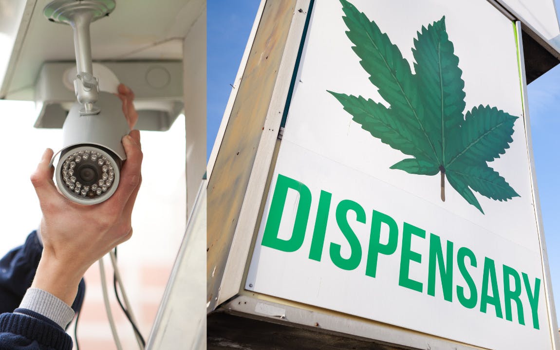 Cannabis retail operations need tight cannabis security protocols, security guards and cameras to protect their dispensaries from theft and robberies