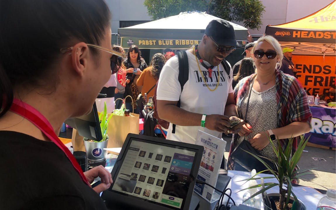 Licensed cannabis sales at the 2022 San Francisco carnival event powered by Meadow and Gift of Doja by Nina Parks