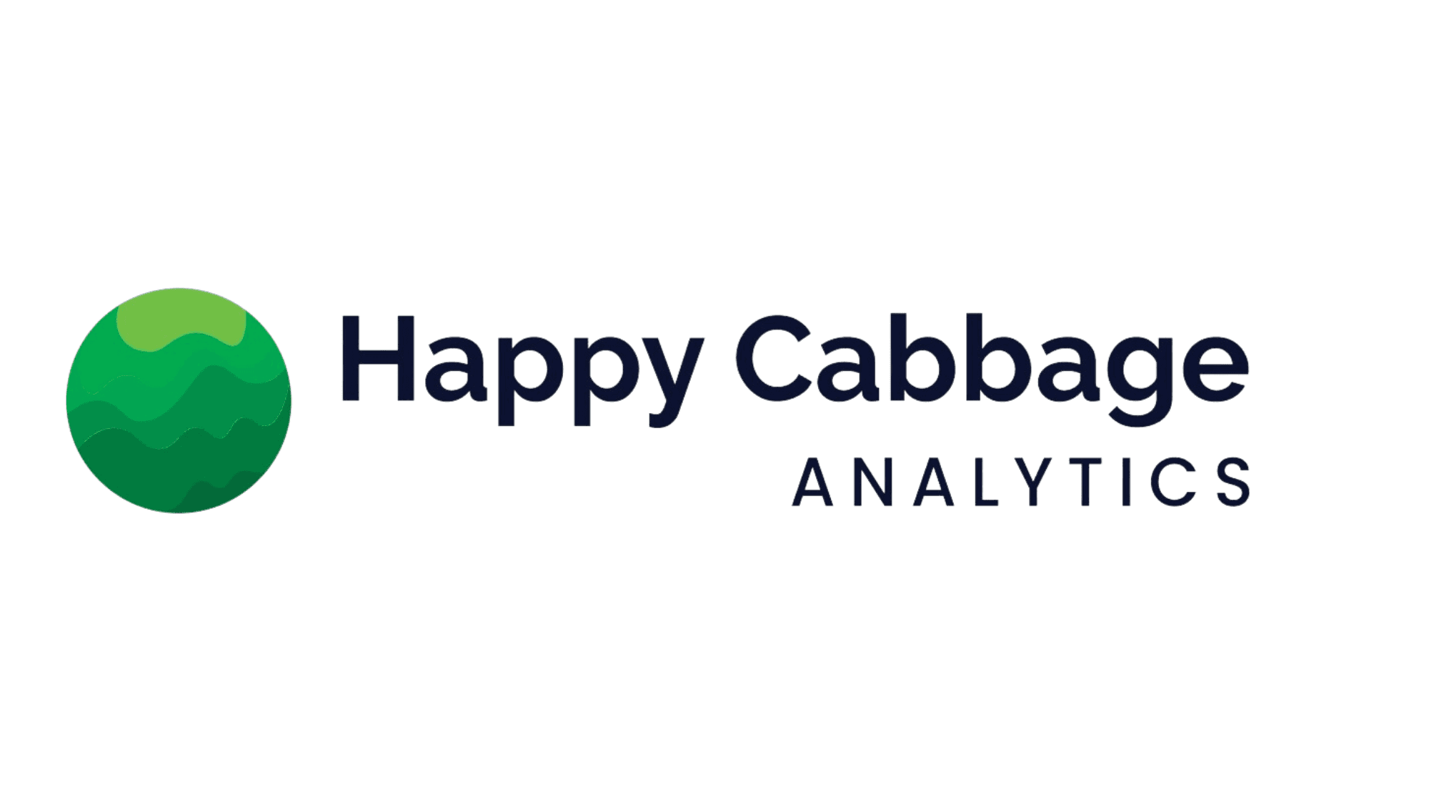 Happy Cabbage Analytics Logo: green & black. Happy Cabbage Analytics  is one of Meadow's trusted API partners.