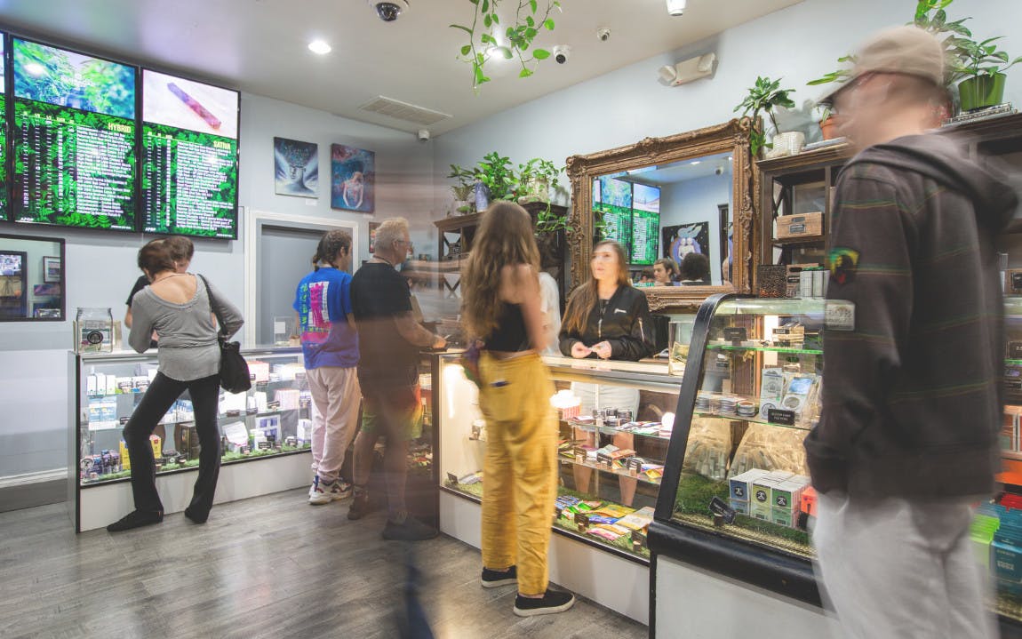 Meadow's connected cannabis retail system reduces labor and optimizes your dispensary operations for efficiency.
