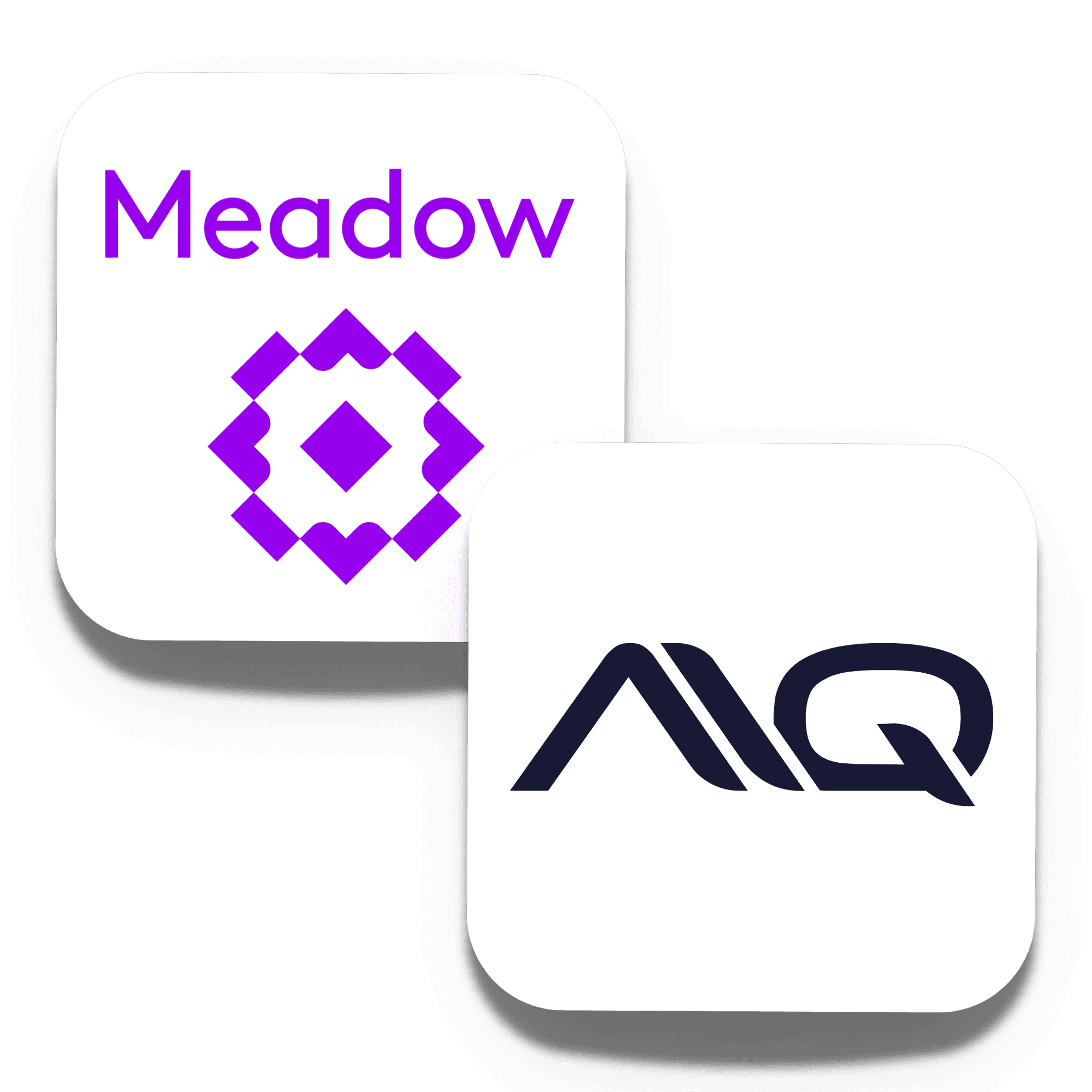 This sleek, modern graphic illustrates the powerful synergy between Meadow and Alpine IQ, two leading platforms in the cannabis retail technology space.
In the upper left, the Meadow logo appears confidently in its iconic purple—a bold geometric emblem paired with a minimalist, lowercase wordmark. This visual embodies Meadow’s mission: structure, unification, and streamlined operations. As a dispensary management platform, Meadow anchors compliance, inventory, POS, and eCommerce into one cohesive system.
Slightly overlapping in the lower right is the Alpine IQ logo clean, sharp, and futuristic. Its dark, stylized typography conveys forward-thinking sophistication and analytical prowess. Alpine IQ equips cannabis retailers with compliant marketing tools, customer engagement automation, and predictive analytics that power loyalty at scale.