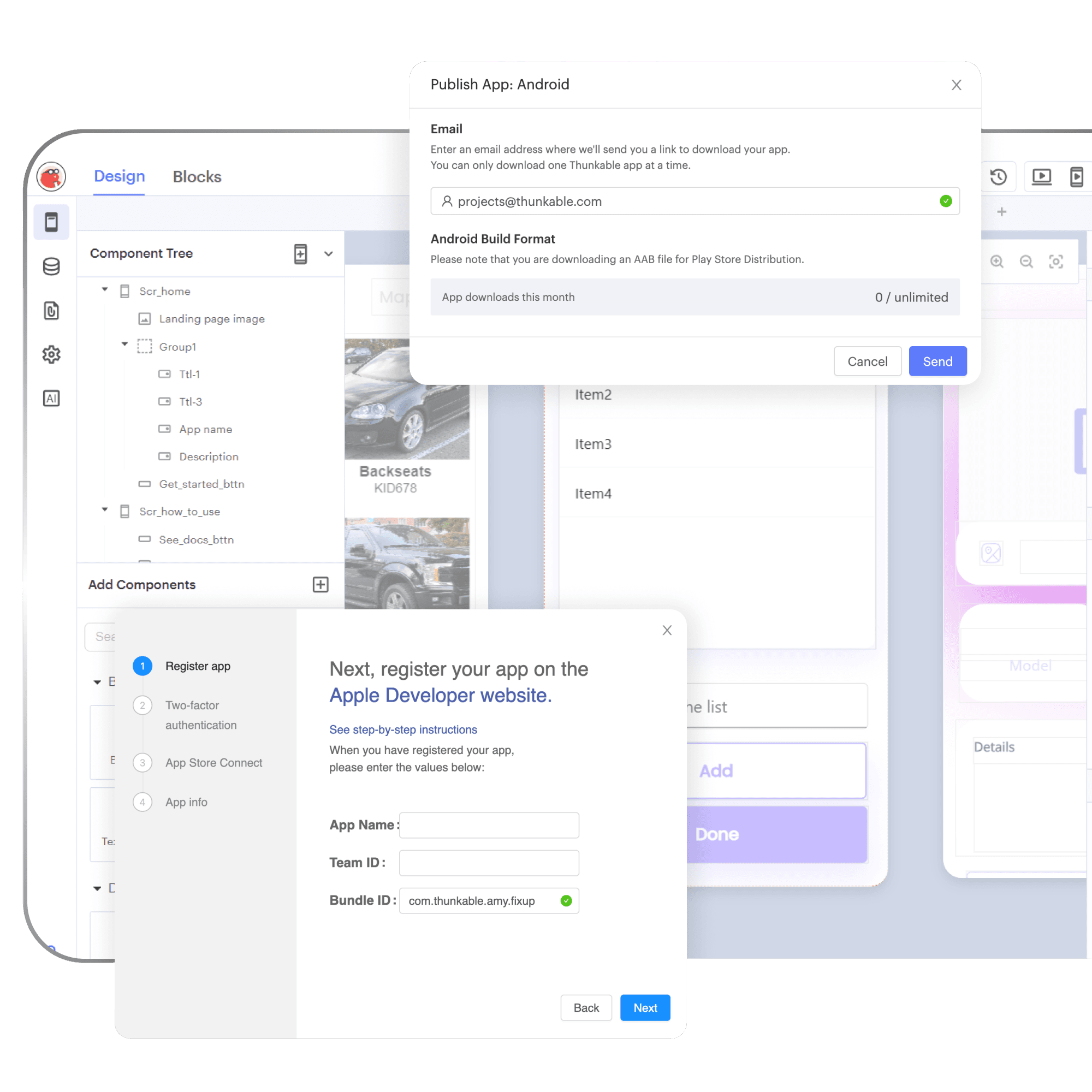 Thunkable makes publishing apps to both Android and iOS straightforward even for dispensary teams with no technical background. Paired with Meadow’s robust data infrastructure, this integration empowers dispensaries to launch fully branded, compliant apps that extend their storefront to the customer’s pocket.