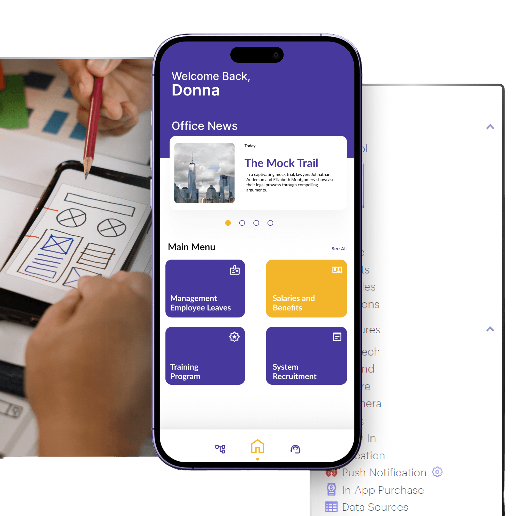With Thunkable’s no-code platform, dispensaries using Meadow can build tailored internal apps to streamline HR, compliance, and team communications. From managing employee leave to distributing training programs and benefit information, dispensaries can deliver a branded, mobile-first experience without writing a line of code.