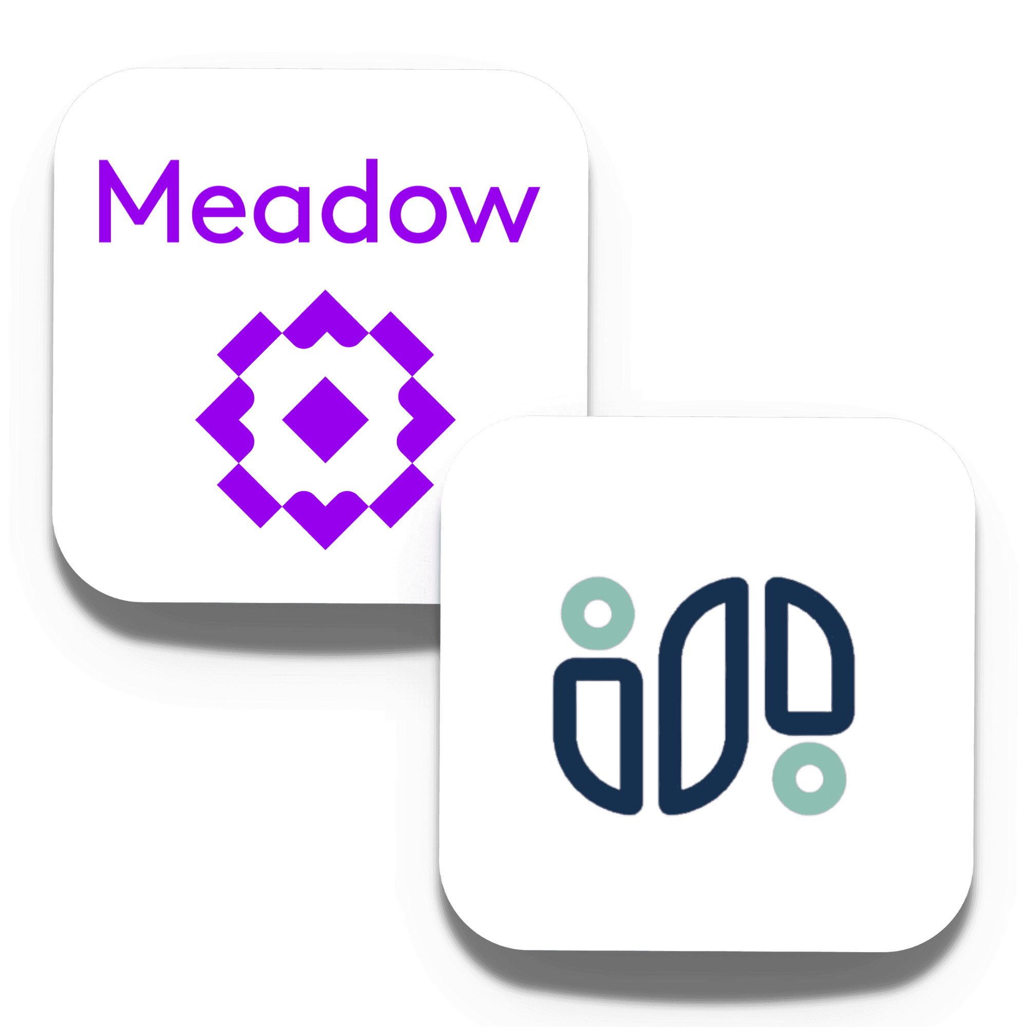 This minimalist, modern graphic showcases the powerful integration between Meadow and Stemless, bridging operational control with effortless customer engagement for cannabis retailers.
In the upper left, the bold Meadow logo commands attention in its signature purple, a geometric emblem radiating structure, precision, and unity. It reflects Meadow’s role as the foundational software for dispensary operations, managing POS, inventory, compliance, and eCommerce with seamless precision.
Slightly overlapping in the lower right is the Stemless logo, an abstract, modern design in navy and sage tones that signals innovation and user-centric design. Stemless specializes in marketing automation for cannabis, helping dispensaries build customer loyalty through compliant SMS campaigns, automated promotions, and feedback tools.